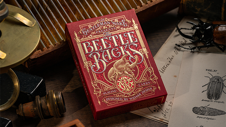 (image for) The Beetle Backs (Crimson Edition) Playing Cards