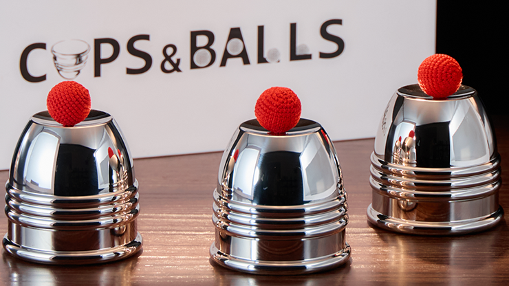 (image for) Cups and Balls Set (Stainless-Steel) by Bluether Magic and Raphael - Click Image to Close