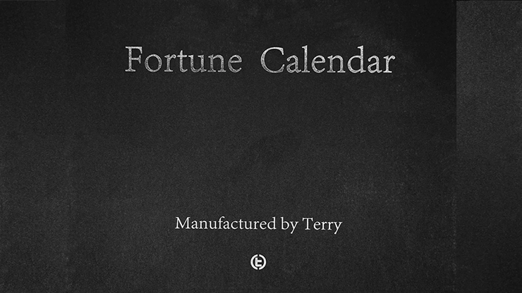 (image for) Fortune Calendar (Walnut) by TCC and Terry Chou
