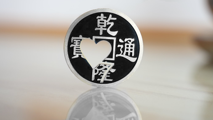 (image for) Chinese Coin with Prediction (Black 7H) by N2G - Click Image to Close
