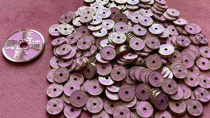 (image for) MINI CHINESE COIN PINK by N2G - Trick - Click Image to Close