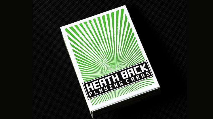 (image for) HEATH BACK PLAYING CARDS - LENNART GREEN EDITION Playing Cards - Click Image to Close