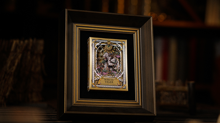 (image for) White Tiger Luxury Frame by Ark Playing Cards - Click Image to Close