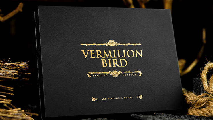 (image for) Vermilion Bird Black Gold Box Set by Ark Playing Cards - Click Image to Close