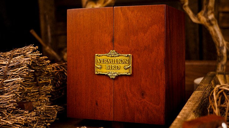 (image for) Vermilion Bird Deluxe Wooden Box Set by Ark Playing Cards - Click Image to Close