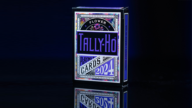(image for) Tally-Ho 2024 (Flower) Playing Cards by US Playing Card Co - Click Image to Close