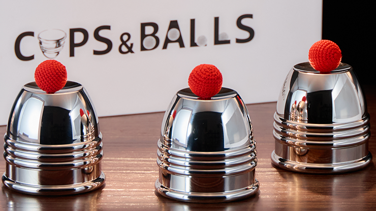 (image for) Cups and Balls Set SMALL (Stainless-Steel) by Bluether Magic and Raphael