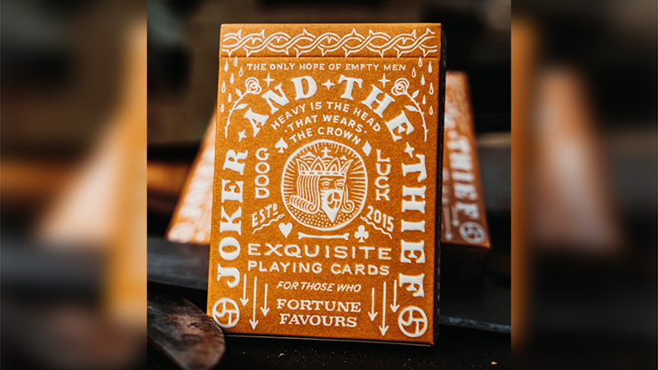 (image for) JT Crown (Gold) Playing Cards by Joker and the Thief - Click Image to Close