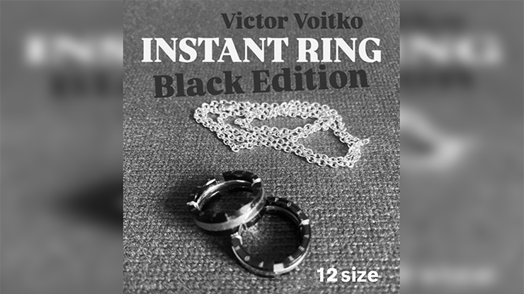 (image for) Instant Ring (silver/black, Size 12) by Viktor Voitko
