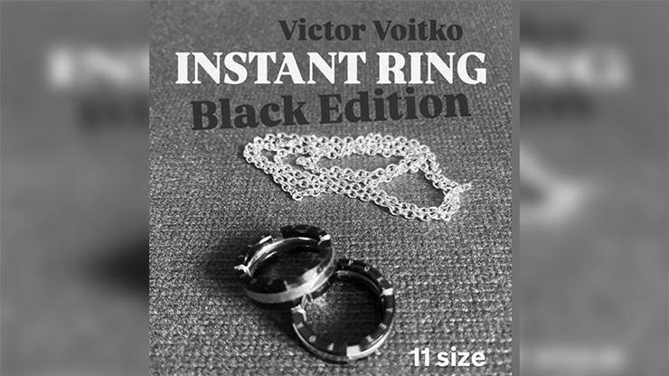 (image for) Instant Ring (silver/black, Size 11) by Viktor Voitko