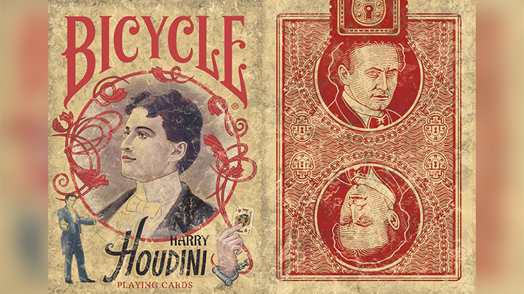 (image for) Bicycle Harry Houdini Playing Cards by Collectible Playing Cards - Click Image to Close