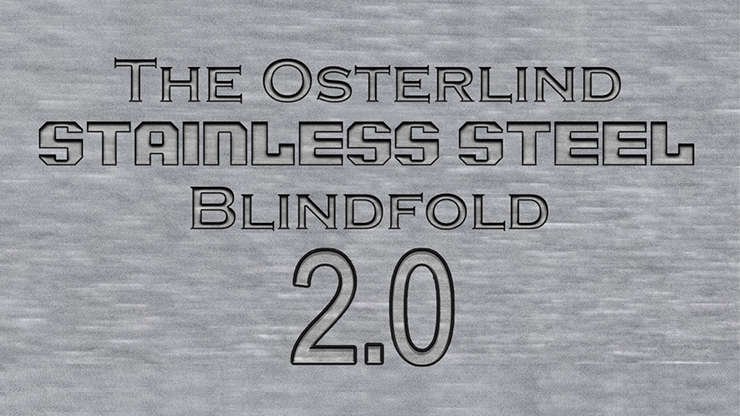 (image for) Stainless Steel Blindfold 2.0 by Richard Osterlind - Click Image to Close