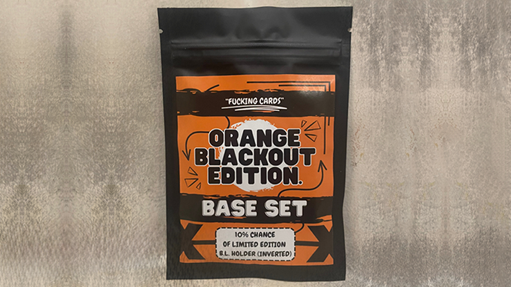 (image for) F***ing Cards (Orange Blackout Edition) by Ame Molin - Click Image to Close