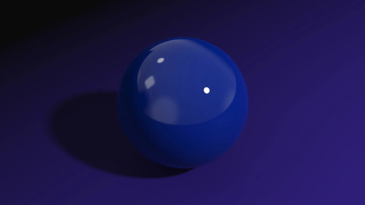 (image for) Magnetic Ball (Blue) by Iarvel Magic - Click Image to Close