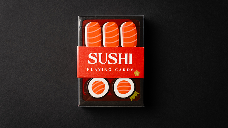 (image for) Sushi (Salmon Nigiri) Playing Cards by BAOBAO Restaurant - Click Image to Close
