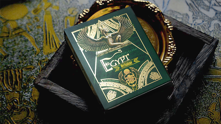 (image for) Egypt Mythology Black Edition (Green, Nile) Playing Cards