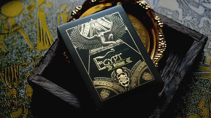 (image for) Egypt Mythology Black Edition (Pharaoh, Dark Gray) Playing Cards
