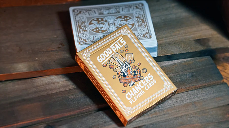 (image for) Gold Chancers Playing Cards by Good Pals - Click Image to Close