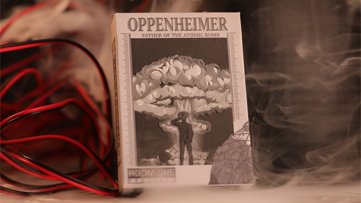 (image for) Oppenheimer Fission (Gray) Playing Cards by Room One - Click Image to Close