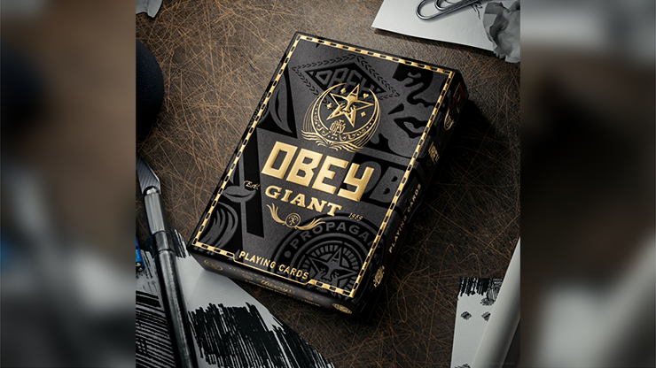 (image for) Obey Gold Edition Playing Cards by theory11 - Click Image to Close