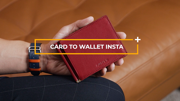 (image for) Modern Card to Wallet Insta (Red) by Quiver - Click Image to Close