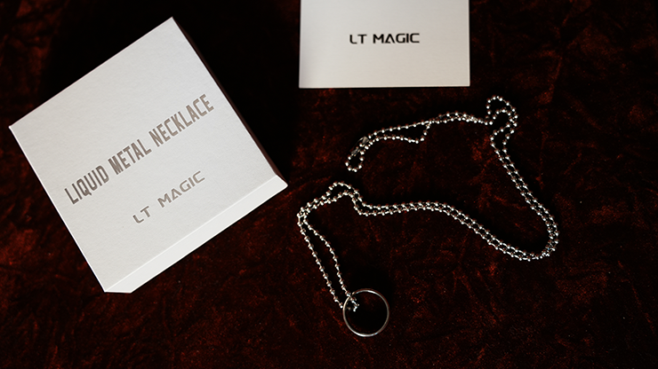 (image for) Liquid Metal Necklace by LT Magic' - Click Image to Close