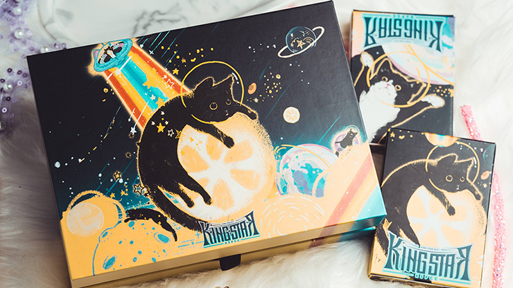 (image for) Space Cat V2 Collector's Box Set Playing Cards by King Star