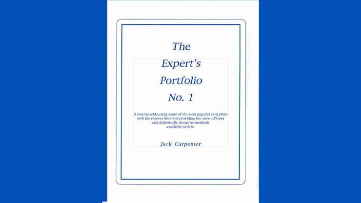 (image for) Expert's Portfolio by Jack Carpenter eBook