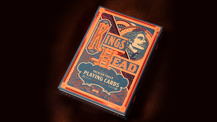 (image for) King's Head (Blue & Red) Playing Cards by Joker and the Thief