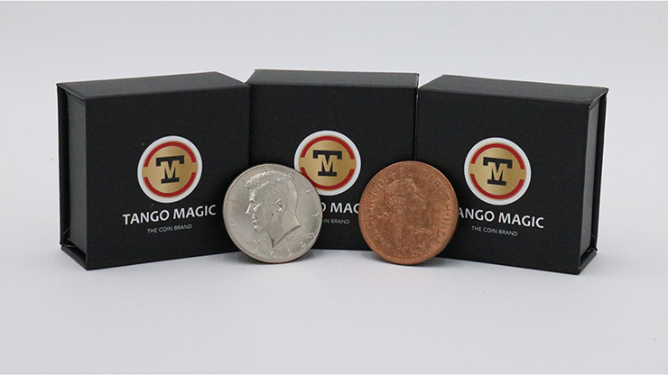 (image for) Super Scotch and Soda (US Half Dollar and English Penny) by Tango Magic