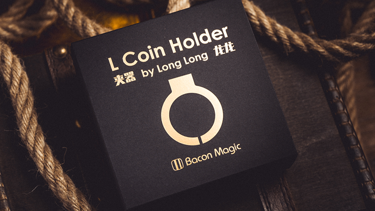 (image for) L Holder (Single Jumbo Coin 2.7"-3.2") by Long Long & Bacon Magic - Click Image to Close