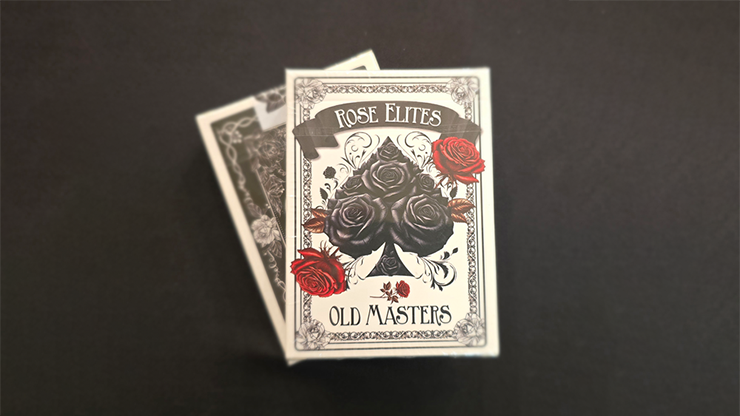 (image for) Rose Elites - Old Masters (Black) Marked Deck Playing Cards