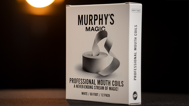 (image for) Professional Mouth Coils 60ft white (12pk) by Murphy's Magic