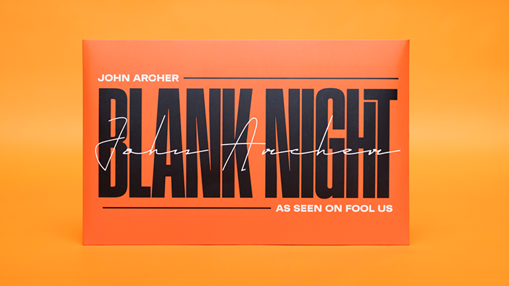 (image for) Blank Night 2025 Edition (Orange) by John Archer - Click Image to Close