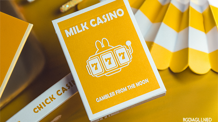 (image for) The Milk Casino Deck by Bacon Playing Card Company - Click Image to Close