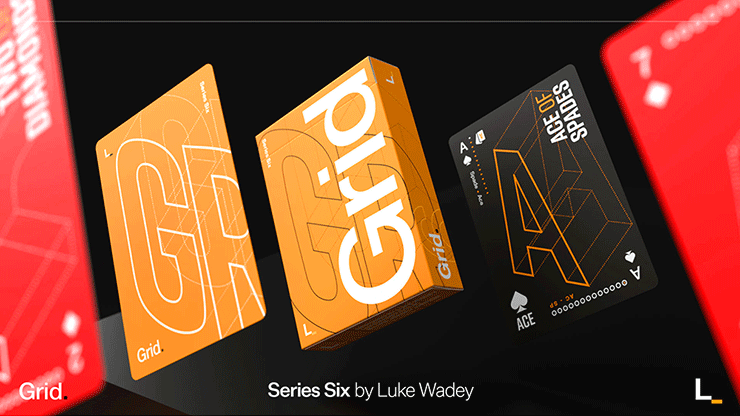 (image for) Grid Series Six- Typographic Playing Cards