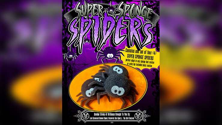 (image for) Super Sponge Spiders Sponge Ball Set