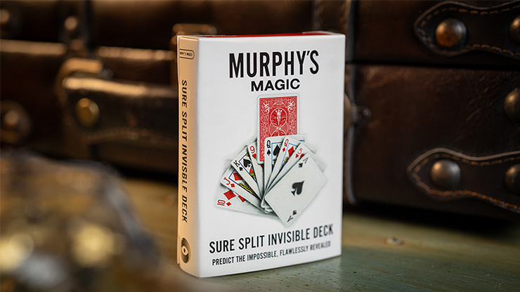 (image for) SURE SPLIT Invisible Deck Bicycle (Red) by Murphy's Magic
