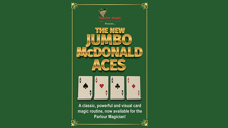 (image for) Jumbo McDonald Aces by Twister Magic (Blue)