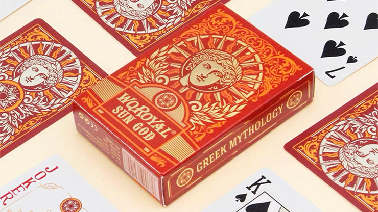 (image for) Sun God Greek Mythology Themed Red Edition Playing Cards
