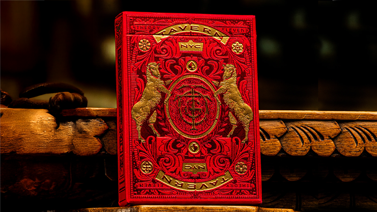 (image for) Tavern on the Green: Red Edition Playing Cards by theory11
