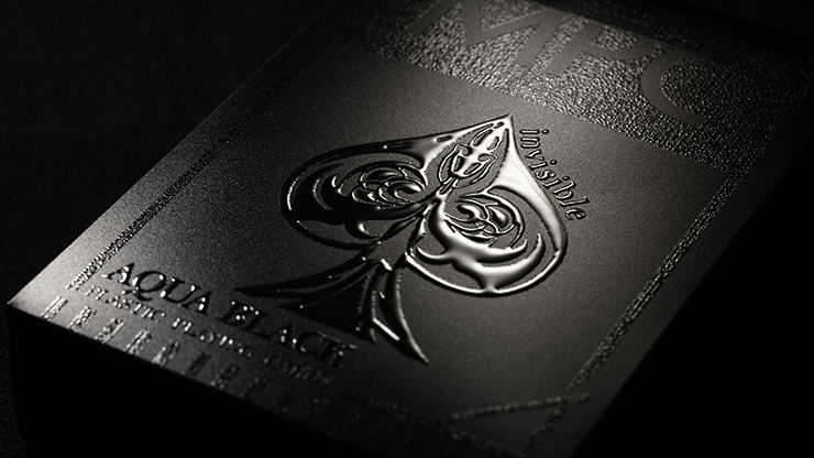 (image for) Aqua Black Invisible Playing Cards by MPC