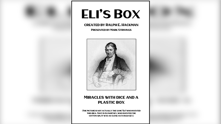 (image for) Eli's Box created by Ralph E. Hackman presented by Mark Strivings