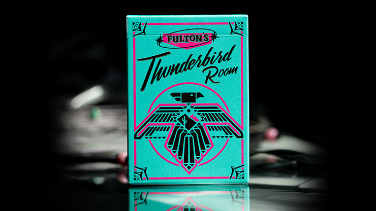 (image for) FULTON'S THUNDERBIRD ROOM TURQUOISE EDITION PLAYING CARDS