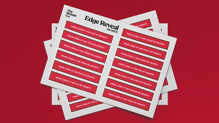 (image for) Edge Reveal (RED Suits) by The Sleight Co