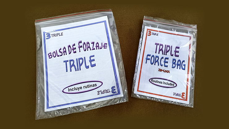 (image for) Triple Force Zip Lock Bag (Small, 6.5 x 9.5")