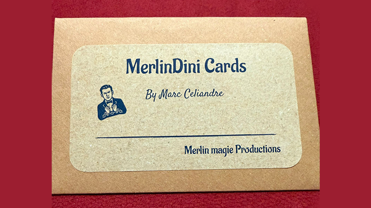 (image for) MerlinDini Cards (Blue) by Marc Celiandre