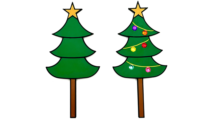 (image for) Christmas Tree Paddle Set by HP Creations & Ed Alonzo