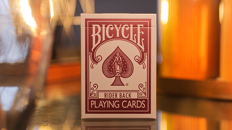 (image for) Bicycle Metallic Ruby Playing Cards