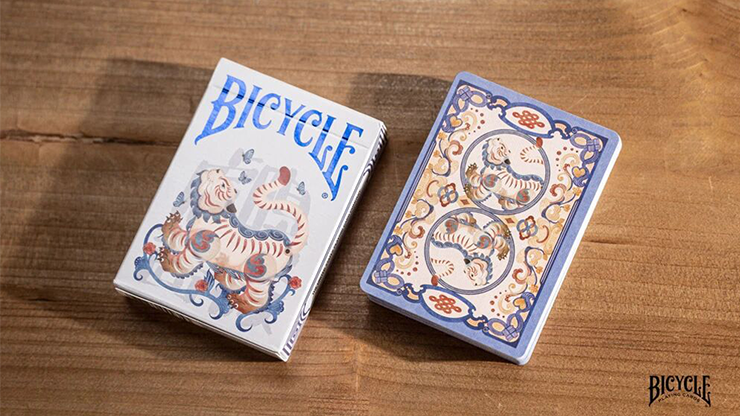 (image for) Bicycle Mascot (Tiger Sniffs the Rose) Playing Cards
